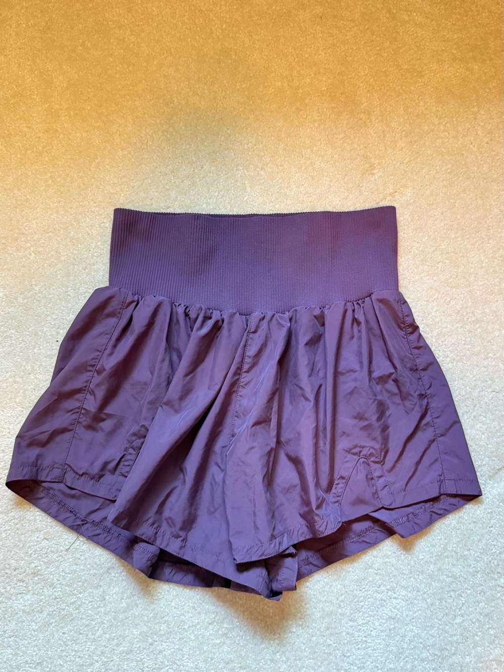 FP Movement by Free People High-Waist Athletic Skort in Plum